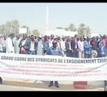 L'Intersyndicale des enseignants met en garde le gouvernement: " toute ponction de salaire est un signe de provocation"