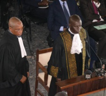 Ceremonie officielle de prestation de serment et d'installation du nouveau 1er President de la Cour des Comptes
