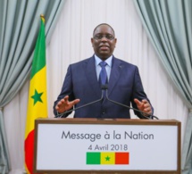 Intégralité du message à la Nation du Président Macky Sall à l'occasion de la fête de l'indépendance
