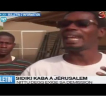 Sidiki Kaba à Jérusalem: Nittu Degg exige sa démission