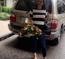 Lina Kreaime la Sénégalaise d'origine Libanaise de la RTS1 à Lusaka.