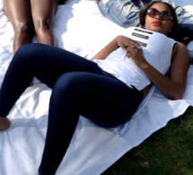 Fama Thioune, toute mignonne, en “mode relax” au parc!