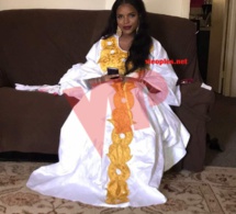 L'épouse de Baye Ndiaye, Sokhna Assy toute élégante le jour du baptéme de sa fille aux USA.