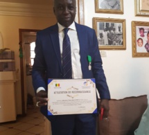 Pape Maël Diop, Directeur des aéroports du Sénégal décoré à l'occasion du 1er mai