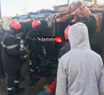 Saint-Louis: trois cantines consumées par les flammes au marché « Pikine »