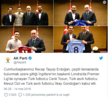 Özil et Gündogan, les photos polémiques avec le président Erdogan