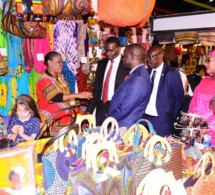 Le ministre du commerce Alioune Sarr à la foire de Bordeaux pour visiter les Stands des Sénégalais.
