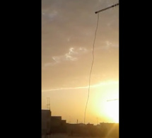 VIDEO: Le nom du prophète Mouhamed PSL est apparu sur le ciel à Dakar.