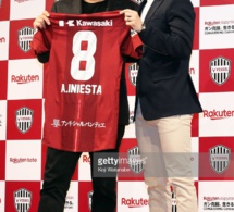 Officiel: Andres Iniesta rejoint le club japonais Vissel Kobe