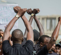 Saint-Louis : Temps forts de la marche des étudiants de l'UGB avec des cris Amadou Ba Voleur , Mary Teuw Dégage