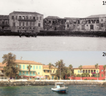 Carte Postale - Gorée 1937-2014 (rediffusion) : 77 ans séparent ces deux photos.