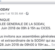 AIM dénonce le hold-up qui se prépare pour les prochaines assemblées générales de la Sodav.