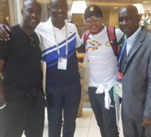 El Hadji Diouf, Fadiga et Augustin Sheghor font la pose à Russie