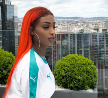 Voici la sublime Miss Senegal Paris Fatou Mbaye La plus belle supportrice des Lions