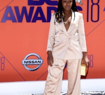 Fatou N’diaye sur le tapis rouge des BET Awards 2018
