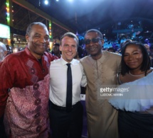 Emmanuel Macron en boîte de nuit au Nigeria avec Youssou Ndour