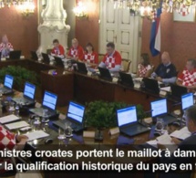 Croatie: conseil des ministres en maillot à damier