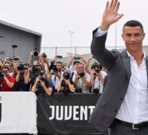 Arrivée de Cristiano Ronaldo à Turin