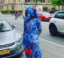 la très charmante journaliste Faty Dieng, une noirceur d’ébène, Apres Maroc… dans les rues de New York