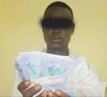 Thiès: un homme arrêté avec 2 millions Fcfa en faux billets