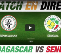 EN DIRECT: MATCH MADAGASCAR vs SÉNÉGAL