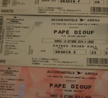 BERCYDE PAPE DIOUF: Les tickets SUPER VIP 200 EUROS, VIP 150 EUROS ET CARREE OR 60 EUROS appelez le 0752508807