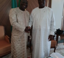 Mbagnick Diop président du MEDS, reçu par le chef de l'État Macky Sall ce samedi.