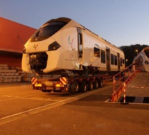 Alstom envoie une rame du TER, arrivée à Dakar le 12 novembre