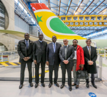 Le Prototype d’Airbus A330 Néo commandé par le Sénégal a été présenté au Président Macky Sall … Un avion de dernière génération
