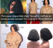 SPECIAL VENTE PRIVÉE: Chez TACCO AFFRO COIFURE 56BOULEVARD STRASBOURG CE SAMEDI 10 NOVEMBRE PARIS