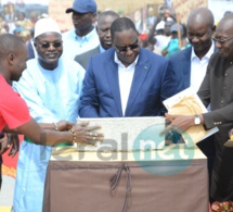 Lancement du Domaine agricole communautaire (DAC) de Sangalkam par le Président Macky Sall en présence de Oumar Guèye