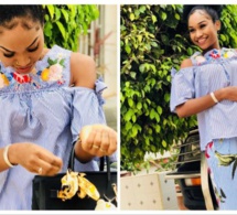 la vidéo girl Nathalie Lopez toute rayonnante