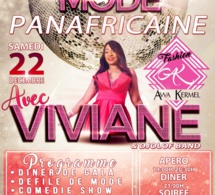 JOUR J _ 04: NUIT DE LA MODE AFRICAINE LE 22 DECEMBRE: Awa Kermel déroule le tapisrouge avec VIVIANE CHIDID à Luxembourg.