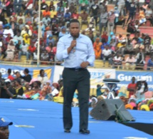 En direct du stade Amadou Barry Investiture du candidat de "GUEUM SA BOOP" Bougane Gueye au présidentielle de 2019.