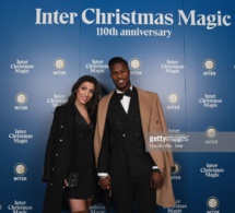 Christmas Magic: Keita Balde Diao pose en photo avec sa copine, lors du dîner organisé par son club