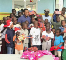 Fête de Noël: Bougane redonne le sourire aux enfants du village Sos et de l’empire des enfants.
