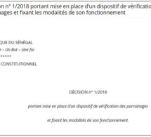 Vérification de parrainage : voici comment procède le Conseil constitutionnel