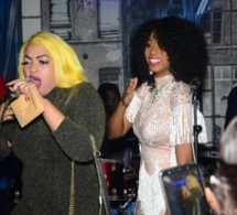 Adiouza dévoile une magnifique robe lors de sa soirée