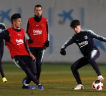 Les premières images de Wagué avec Messi et Suarez … à l’entrainement