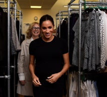 Meghan Markle enceinte et rayonnante : elle assume sa maternité et porte enfin une robe de grossesse !