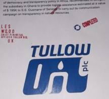 Ces documents de Tullow Oil compromettants pour Ousmane Sonko