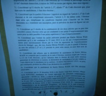 Documents: Découvrez les raisons de l'invalidation des candidatures de Karim Wade et Khalifa Sall