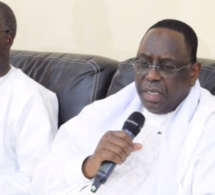 Présidentielle 2019: Discours de Macky Sall devant le Khalife général des Mourides