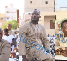 Modou Lo au meeting de Macky Sall à Dagana, le président voit Xaragne Lo le rejoindre dans le convoi pour une poignée de main.