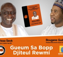 C’est décidé ! Gueum Sa Bopp soutient la candidature d’Idrissa Seck.