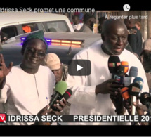 VIDEO - Idrissa Seck promet "une commune, un milliard"