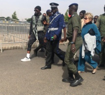 L’arrivée de Viviane Wade à l’Aéroport International Blaise Diagne