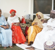 Visite de courtoisie de Sokhna Bousso, la femme d'Aliou Sall à l'association des jeunes marabouts Mbacké Mbacké