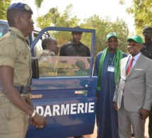 Le candidat El Hadji Issa Sall encourage les gendarmes