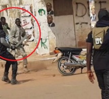 Les images de la violente bagarre: Un homme provoque la garde rapprochée du PUR